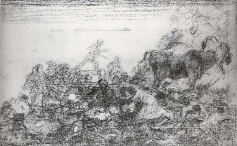 Preparatory drawing for plate, Francisco Goya